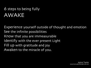 6 steps to fully awake