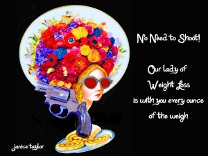 Reached Your Wit's End? contact Janny Taylor, Weight Loss Success Coach, Hypnotherapist, Author, Artist, Positarian